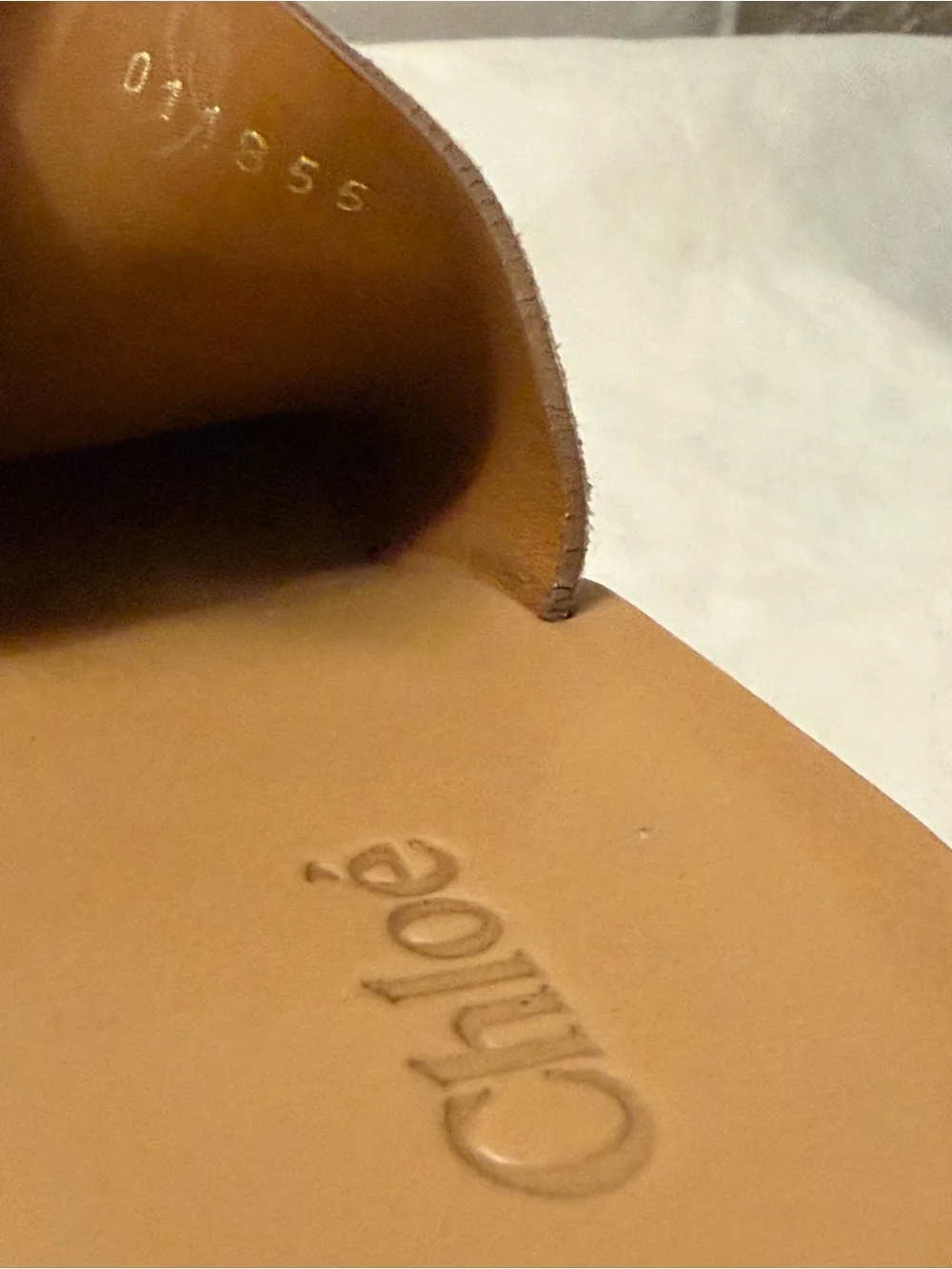 Chloé Taupe Suede Espadrille Slide Sandals, pre-owned, SZ7, gently used